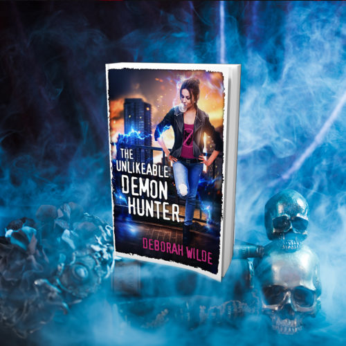 The cover of The Unlikeable Demon Hunter by Deborah Wilde.